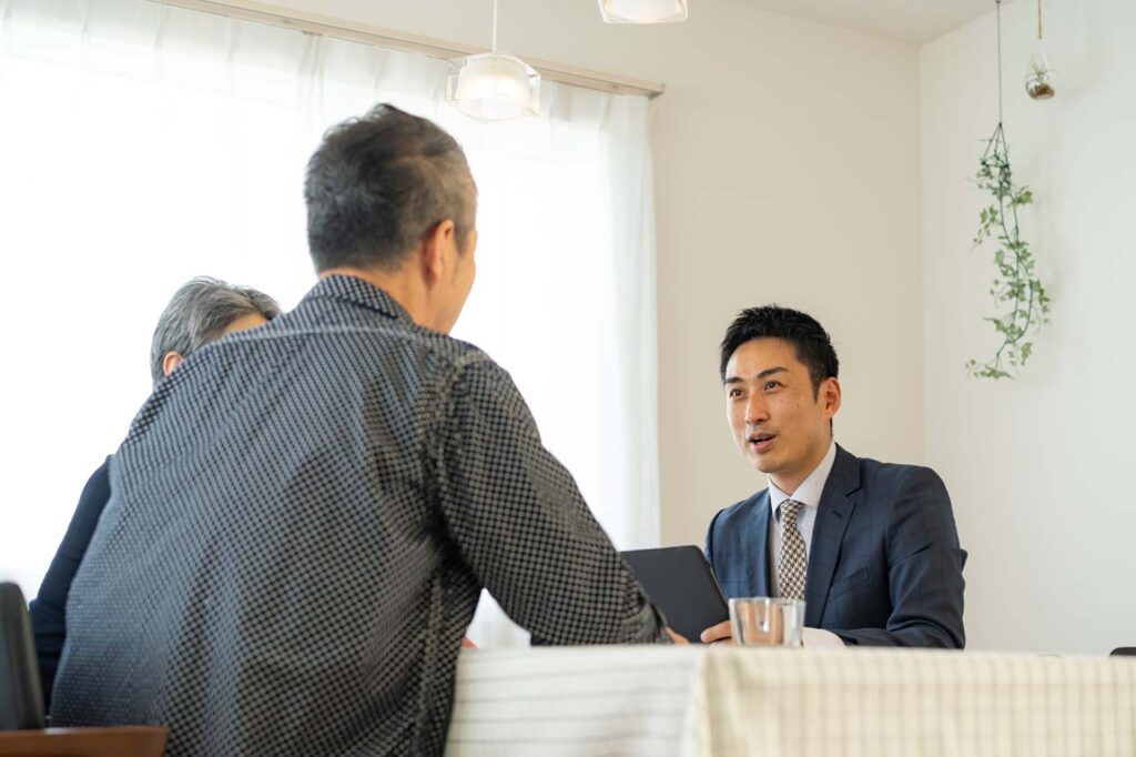 葬儀社との打ち合わせ